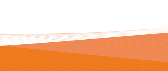 Abstract Orange and White Geometric Background with Dynamic Diagonal Lines and Copy Space for Corporate Business Presentation and Footer © Sumeet