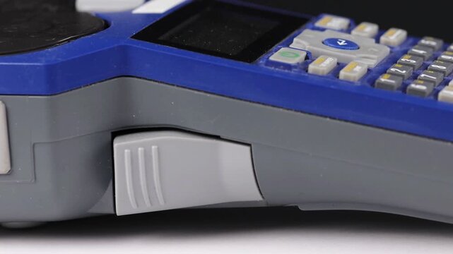Thermal printing printer. It is used for marking in the electrical control panel. 