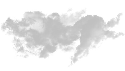 Fototapeta premium Abstract White Cloud Overlay PNG with Soft Smoke Fog Transparent Background