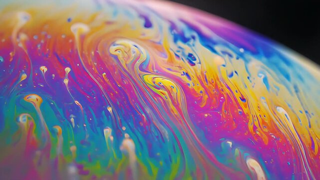 Abstract liquid blend.