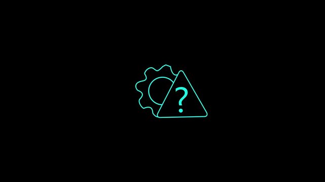    Question Mark  Icon for Discount Settings Animation.