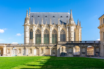 Fototapeta premium Sainte-Chapelle de Vincennes - royal chapel in Vincennes castle, Paris, France