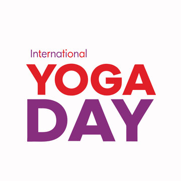 international yoga day, yoga, day, exercise, fitness, men, women, meditation, practice, handstand, revitalize your mind body and sprit, vintage, illustration, vector, text, word, logo, icon, 3d, card