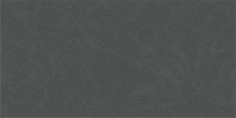 Abstract digital concept Topographic Contour smooth line Map Texture On Black Background With Subtle Line Pattern. © SAHELA