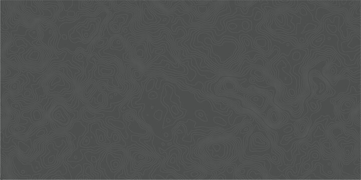 Abstract digital concept Topographic Contour smooth line Map Texture On Black Background With Subtle Line Pattern.