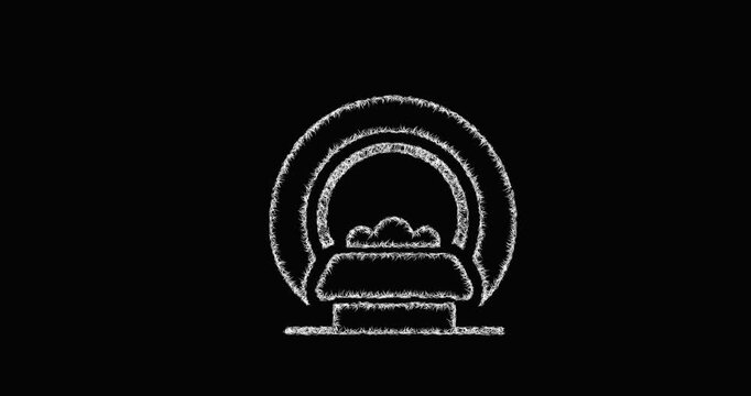 Sketch ct scan icon animation - smooth progressive reveal