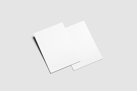 high quality Realistic A4 Flyer Mockup