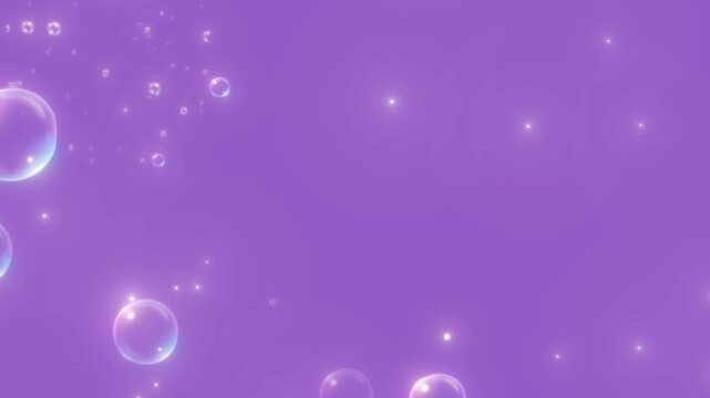 Soap Bubbles Balloons Circles for Ads loop seamless abstract background animation motion graphics particles floating glow light digital template advertising promo text space overlay modern clean mini