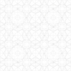 Obraz premium A seamless, repeating abstract geometric pattern of fine light grey lines forming triangles and squares on a transparent background with flat lighting, digitally illustrated, modern graphic design