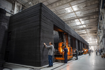 Obraz premium Industrial Large Scale 3D Printing