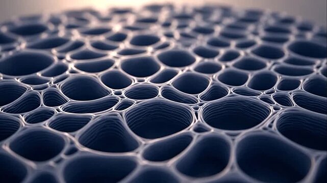 Close-up view of a honeycomb pattern.