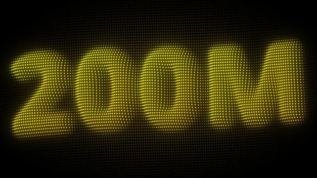 3D Golden 200M, Two Hundred Million Number Particle Animation on Dark Background, Glowing Dot Grid 3D Rotating Million Milestone Symbol Seamless Loop, 4K