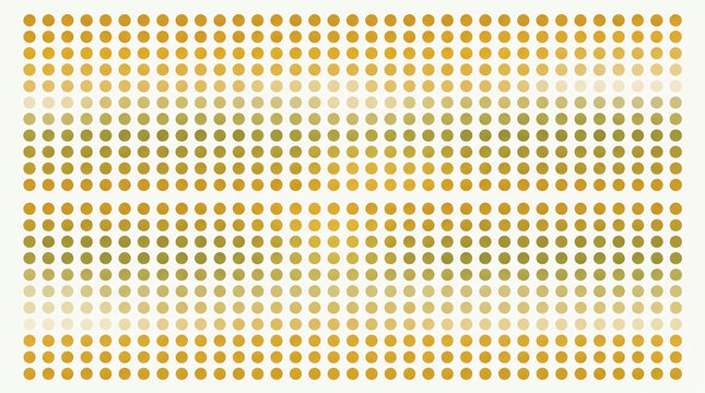 Mid-Century Eames dot grid in soft harvest palette