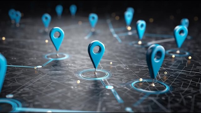 map cloud computing technology innovative cyber security network, using interconnected nodes to represent business partnerships on the Smart digital Innovation city with connection network