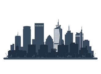 Obraz premium Bangalore skyline — India technology hub modern city vector illustration 