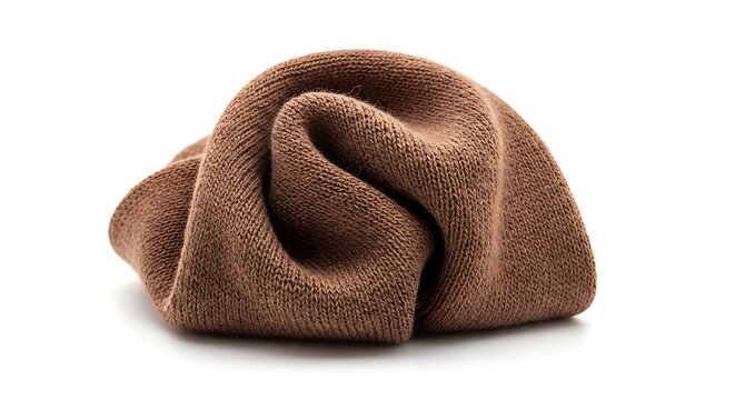 fur cap isolated on white