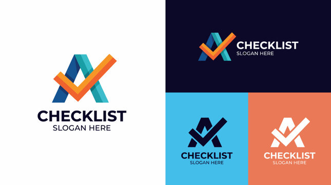 This image features a vibrant checklist logo incorporating an 'A' shape and a checkmark, symbolizing organization, efficiency, and productivity for modern businesses.