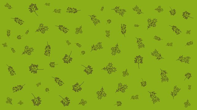 Subtle green leaf pattern background for natural botanical design layout