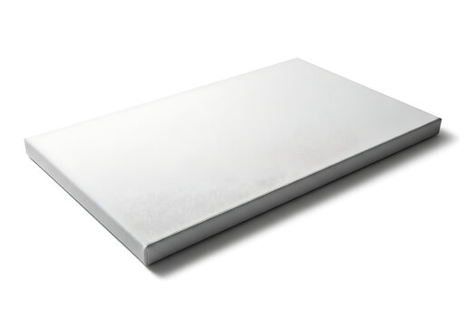 White rectangular styrofoam block isolated on white background with styrofoam insulation polystyrene material industrial background rectangular packaging construction lightweight synthetic
