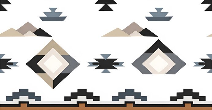 Dise&ntilde;o etnico de moda vaquera