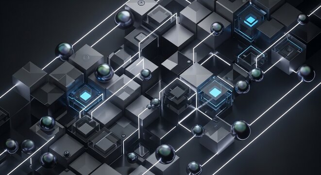 Abstract digital data network structure