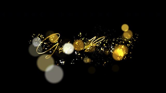 Luxury Golden Gen Beta Text Animation 4K