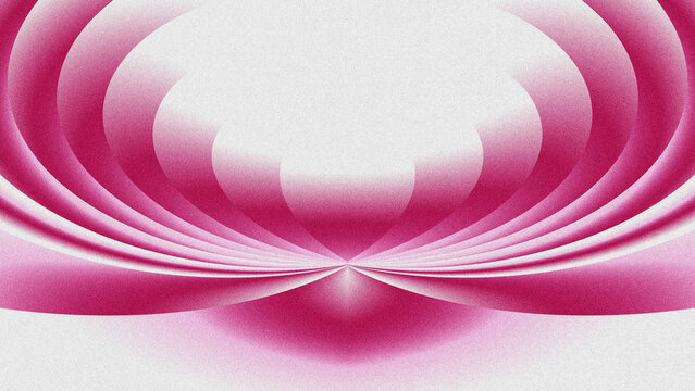 Abstract background with smooth gradient waves in sakura pink, deep crimson, and white, featuring subtle grain texture. Symmetrical, minimalist design.