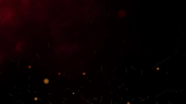 Cinematic fire particle animation created in After Effects featuring glowing embers, smoky red nebula visuals, and atmospheric motion perfect for intros and backgrounds.