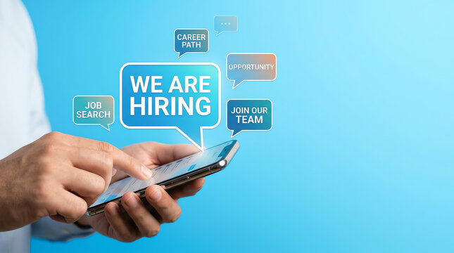 We Are Hiring Opportunities and Joining Our Team via Smartphone