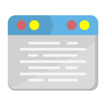 Browser Vector Icon