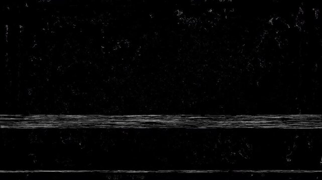 Old film dust and scratches texture overlay Animation. Vintage film overlay on alpha channel. Screen mode usage for overlay your footage. 4K Video