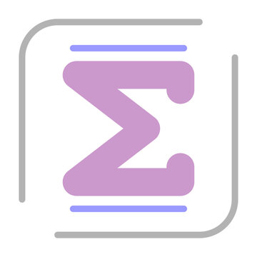 Summation Vector Icon