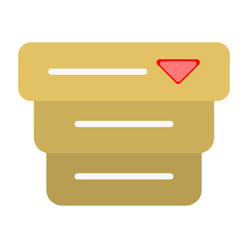 Drop Down Menu Vector Icon