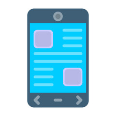 Mobile Vector Icon © Graphic Nehar