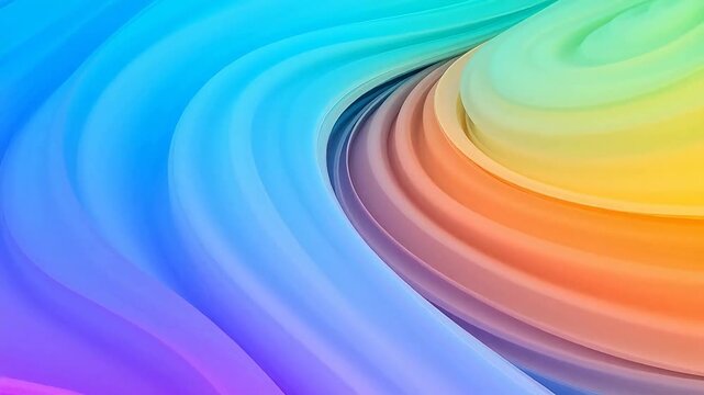 Vibrant abstract background with flowing rainbow colors and dynamic wave patterns, perfect for modern digital design
