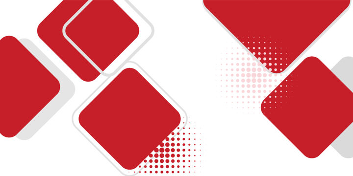 Red geometric grey simple with shapes background. Wallpaper luxury template. Vector illustration. eps10