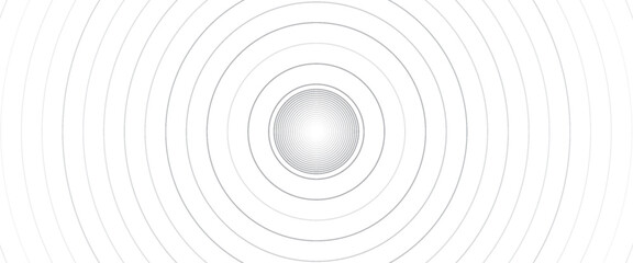 Obraz premium White abstract minimalist background with circle lines and dot pattern