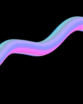 abstract blue neon with purple and pink gradation wavy lines background with smooth fluid gradient shapes. for wallpaper and background