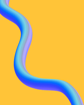 abstract blue neon with purple and pink gradation wavy lines background with smooth fluid gradient shapes. for wallpaper and background