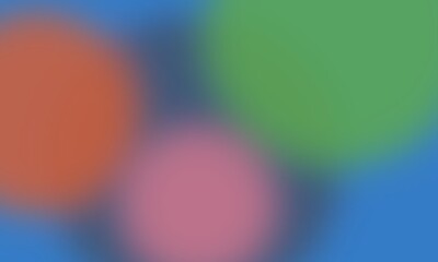 Obraz premium Blue green and orange gradient background, with soft blended, circular shapes