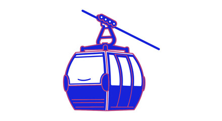 Cable Car Gondola Transportation Vehicle. © Pantun