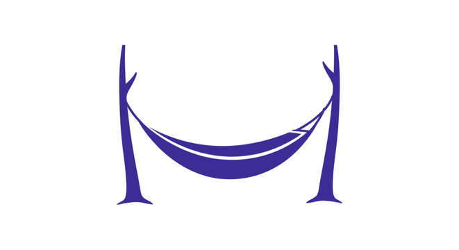 Hammock Between Two Tree Trunks.