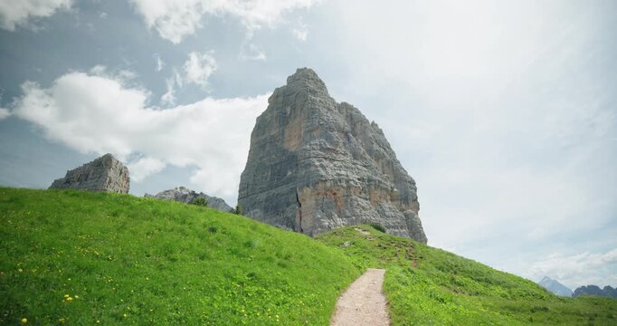 Cinque Torri in the Italian Dolomiti