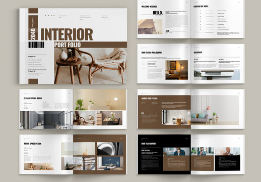 Interior Brochure Landscape Template