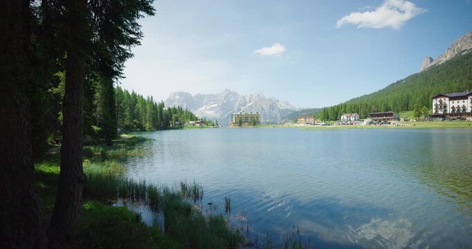 Lago Di Misurina and the Sorapiss Mountains, Dolomites, Italy