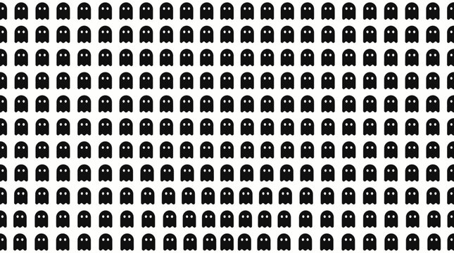 Repeating pattern of black user silhouette icons forming a seamless grid background.