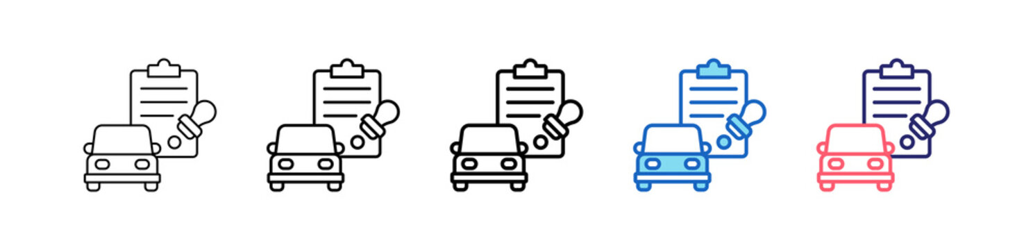 Loan Approval Icon In 5 Different Styles Set Collection.   