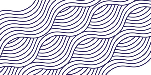 Fototapeta premium Waves ocean blue and white theme background. Modern noodleconcept, simple wallpaper abstract design
