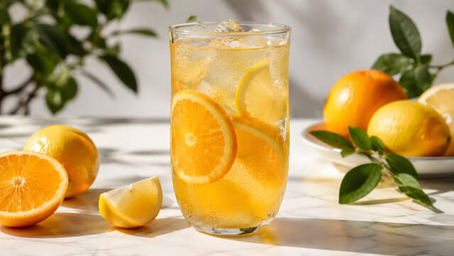 Refreshing citrus drink