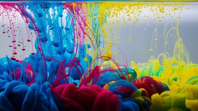 colorful hand painted watercolor